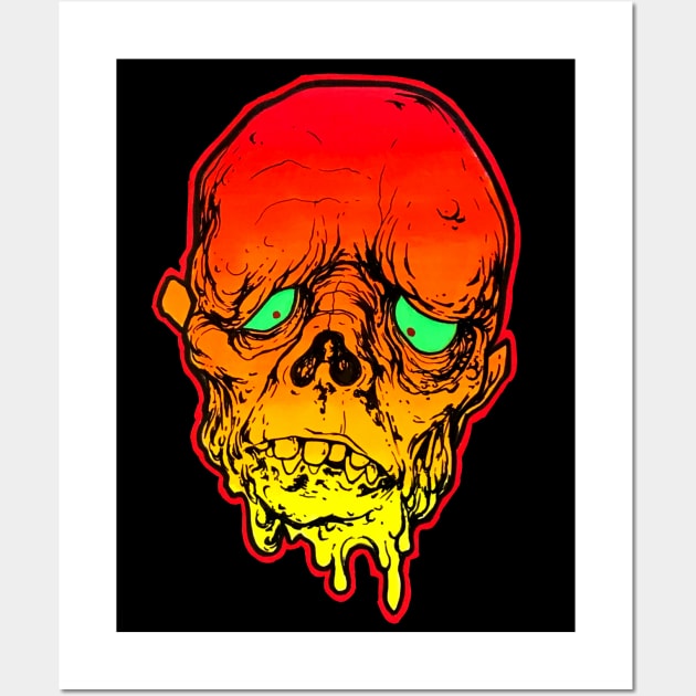 Zombie Drip Wall Art by TimPangburn